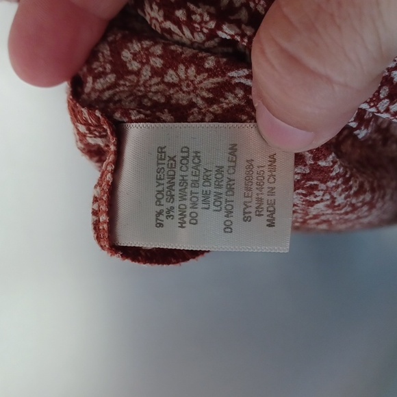 Monteau Button front frilly cap sleeve fitted dress, back elastic waist - Picture 10 of 10